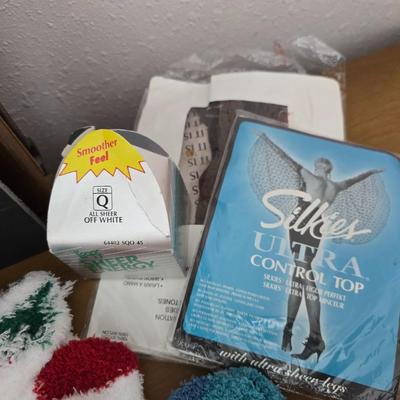 A whole lot of socks! Fuzzy - ankles - Designed - Nylons and others