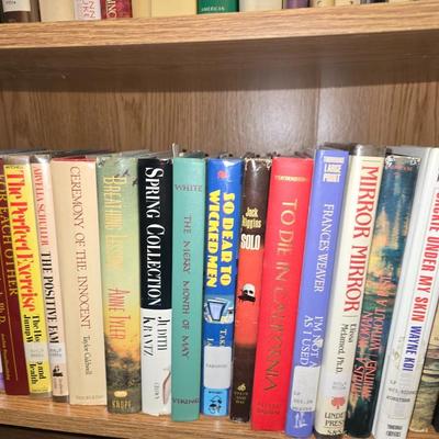 Collection of hardback books - Robin Cook - Joanne Fluke - Jack Higgins - Judith Krantz - Anne Tyler and more great authors