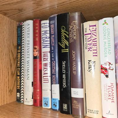 Collection of hardback books - Robin Cook - Joanne Fluke - Jack Higgins - Judith Krantz - Anne Tyler and more great authors