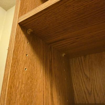 71" tall adjustable shelf bookshelf