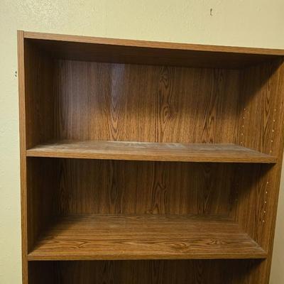 72" adjustable shelf bookshelf
