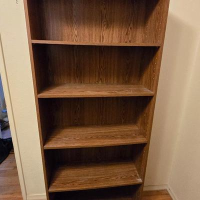 72" adjustable shelf bookshelf