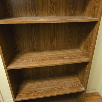 72" adjustable shelf bookshelf