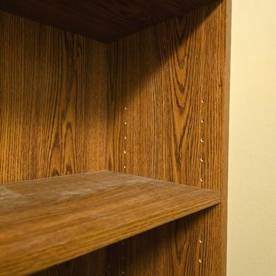72" adjustable shelf bookshelf
