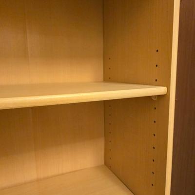 71" tall bookshelf with adjustable shelves