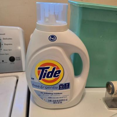 Laundry bundle - hamper - Iron - Tide Laundry soap - Hangers and more