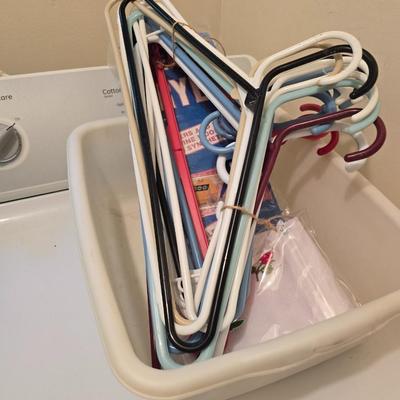 Laundry bundle - hamper - Iron - Tide Laundry soap - Hangers and more