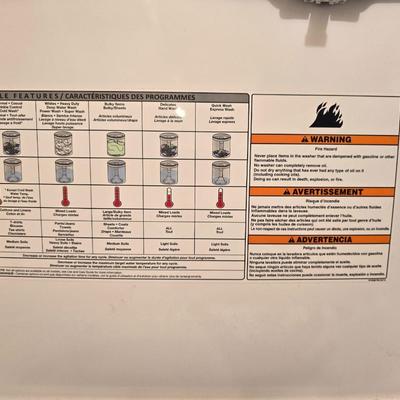 Nice Kenmore series 300 triple action agitator washing machine with stain boost