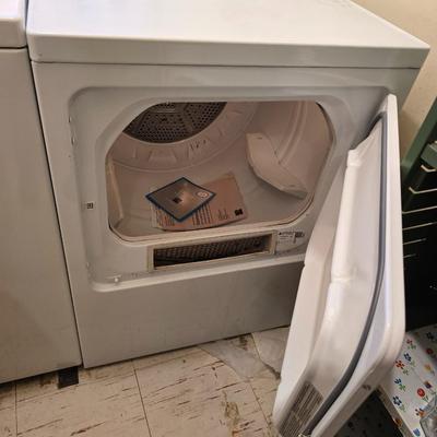 GE® 7.0 cu. ft. capacity Dura Drum electric dryer with HE SensorDry™