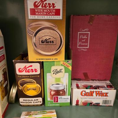 It's time to can your garden! Canning jars and accessories