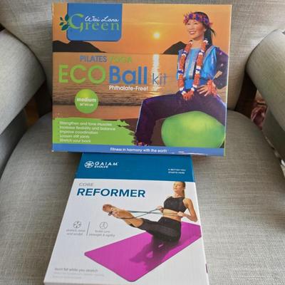 Brand new Eco ball kit and Reformer exercise stretcher