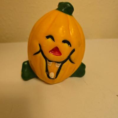 Halloween / Fall decor - pumpkin candles - fall leaves - skeleton - and more