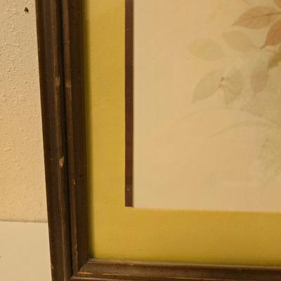 Framed Butterfly themed wall art "New Life" by Joni Eareckson "Splendor Nature 3" Tuner design and 3 butterfly coasters