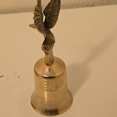 Eagle decor and man cave items Wooden trinket box - eagle bell - eagle letter opener - old watch - keychains - pocketknives and more