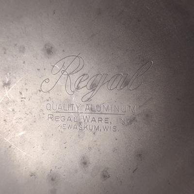Vintage Regal Aluminum Covered Cake Plate