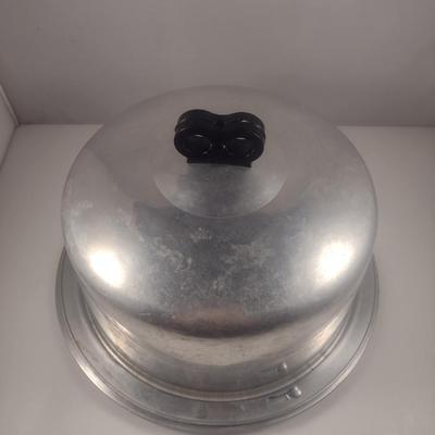 Vintage Regal Aluminum Covered Cake Plate