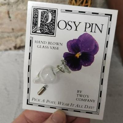Sale Photo Thumbnail #157: Flower vessel lot...that little post pin is so cute!