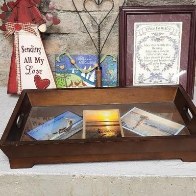 Sale Photo Thumbnail #161: Love the beachy tray and all the love for your walls