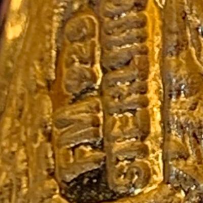 Eagle On Diamond Men’s Ring Sterling w 10k Gold Wash size 13