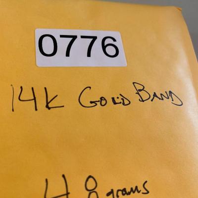 14k Yellow Gold Band - 4.8 grams size 4.5