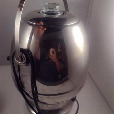 Vintage Hamilton Beach Coffee Percolator and Dispenser- 35 Cup Capacity- Item is Untested