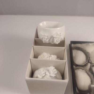 Collection of Napkin Rings- Assorted Materials and Makers