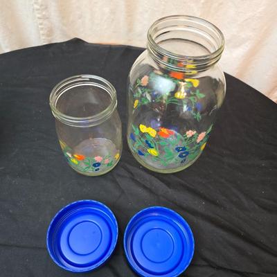 Assortment of kitchen storage containers and canisters