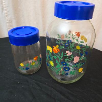 Assortment of kitchen storage containers and canisters