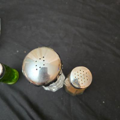 Assortment of kitchen storage containers and canisters