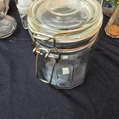 Assortment of kitchen storage containers and canisters