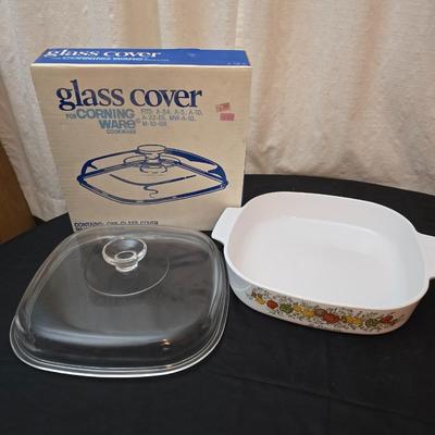 Corning ware spice life covered dish with condiment set - and other "vegetable themed" cookware