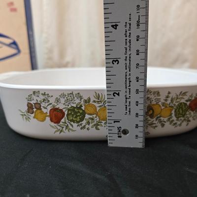 Corning ware spice life covered dish with condiment set - and other "vegetable themed" cookware