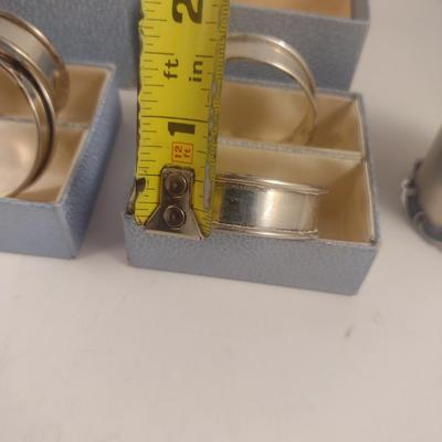 Collection of Sterling Silver Napkin Rings- Approx Total Weight 110.6 Grams