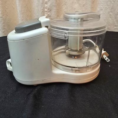 Mini Kitchen appliances for one - small mixer - small blender - and small food processor