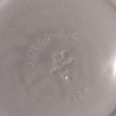 Pfaltzgraff Pottery Pair of 3 Quart 12" Bowls- Only One is Marked