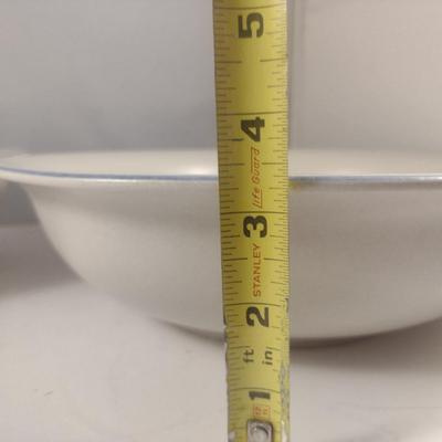 Pfaltzgraff Pottery Pair of 3 Quart 12" Bowls- Only One is Marked