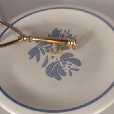 Pfaltzgraff Yorktowne Pottery Table Ware- Trivets, Condiment Caddy, Two Tier Tidbit Tray