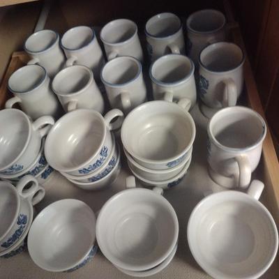 Pfaltzgraff Yorktowne Pottery Dinnerware- Approx 68 Pieces