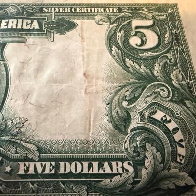 Very Rare 1899 5 Dollar Silver Certificate Chief Note