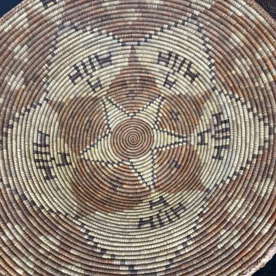 4 Large Native American Handmade Baskets
