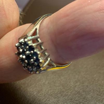 Sterling Estate Rings Lot Size 7,7,7,8