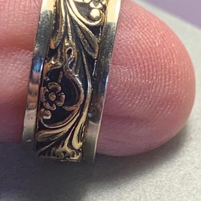 14k White Gold Ring / Band - 8 grams size 8