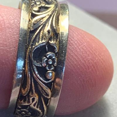 14k White Gold Ring / Band - 8 grams size 8