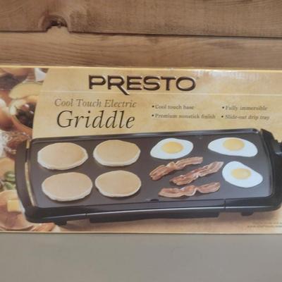 Presto Electric Griddle- Approx 10 1/2" x 20"