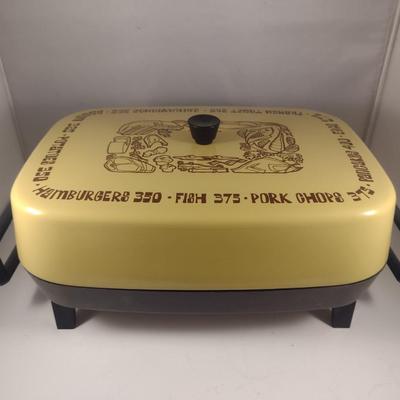 Vintage Presto Electric Skillet with Cover
