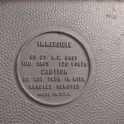 Vintage Presto Electric Skillet with Cover