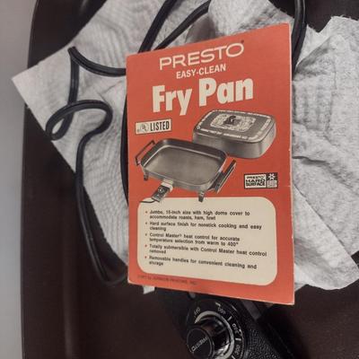Vintage Presto Electric Skillet with Cover