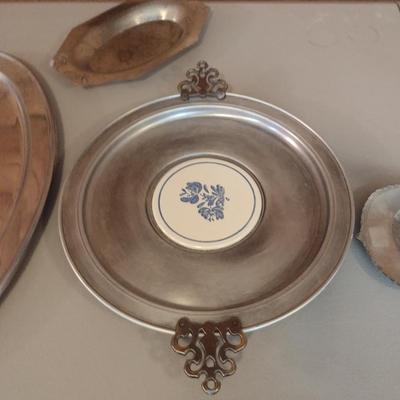 Assorted Metal Serving Trays
