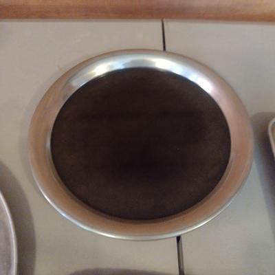 Assorted Metal Serving Trays