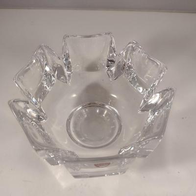 Orrefors Swedish Crystal Bowl- Approx 5 3/4" in Diameter